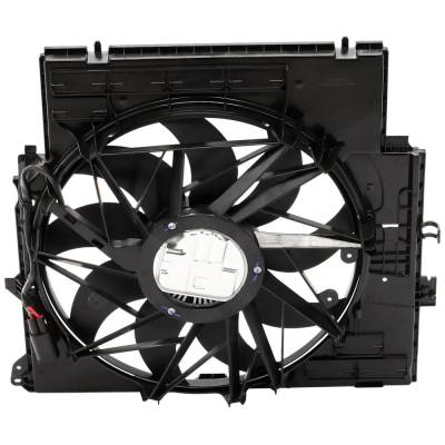 New Single Cooling Fan Assembly Compatible With Bmw X4 Xdrive28i 4 Cyl 2.0L X3 Sdrive28i 4 Cyl 2.0L