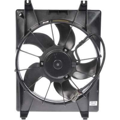 New Left Cooling Fan Assembly Compatible With Hyundai Veracruz Gl 6 Cyl 3.8L Veracruz Gls 6 Cyl 3.8L