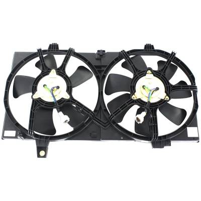 New Dual Cooling Fan Assembly Compatible With Nissan Sentra Se-R 4 Cyl 2.5L Sentra S 4 Cyl 2.5L
