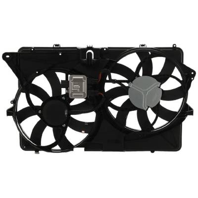 New Dual Cooling Fan Assembly Compatible With Ford Flex Limited 6 Cyl 3.5L Flex Se 6 Cyl 3.5L Flex