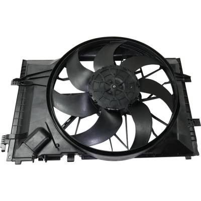 Brushless Motor Cooling Fan Assembly Compatible With Mercedes Benz Clk350 Base 6 Cyl 3.5L 2006-2009