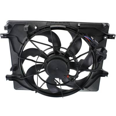 Rareelectrical - New Cooling Fan Assembly Compatible With Hyundai Genesis Coupe 3.8 Gt 6 Cyl 3.8L Genesis Coupe 3.8 6 - Image 4