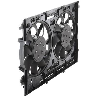 Rareelectrical - New Dual Cooling Fan Assembly Compatible With Porsche Cayenne Base 6 Cyl 3.0L Cayenne S 6 Cyl 2.9L - Image 4