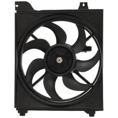 Rareelectrical - New Radiator Cooling Fan Assembly Compatible With Kia Rio Ex 4 Cyl 1.6L Rio5 Sx 4 Cyl 1.6L Rio5 Ex 4 - Image 2