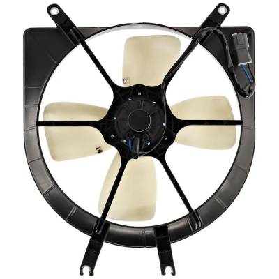 Rareelectrical - New Right Cooling Fan Assembly Compatible With Acura Honda Civic Del Sol Vtec 4 Cyl 1.6L Civic Del - Image 2