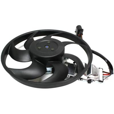 Rareelectrical - New Left Cooling Fan Assembly Compatible With Porsche Volkswagen Cayenne Turbo S 8 Cyl 4.8L Cayenne - Image 5