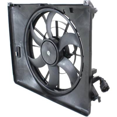 Rareelectrical - New Single Cooling Fan Assembly Compatible With Hyundai Genesis 3.8 6 Cyl 3.8L 2009-2014 Hy3115126 - Image 4