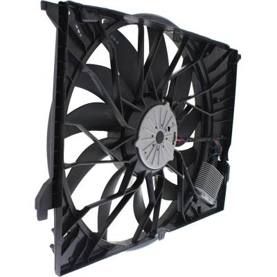 Rareelectrical - New Radiator Cooling Fan Assembly Compatible With Mercedes Benz S63 Amg Base 8 Cyl 6.3L Cl63 Amg - Image 3