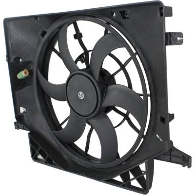 Rareelectrical - New Radiator Cooling Fan Assembly Compatible With Hyundai Genesis Coupe 2.0T Premium 4 Cyl 2.0L - Image 2