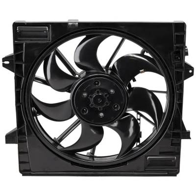 New Single Cooling Fan Assembly Compatible With Hyundai Kia Sorento Ex 4 Cyl 2.5L Santa Fe Se 4 Cyl
