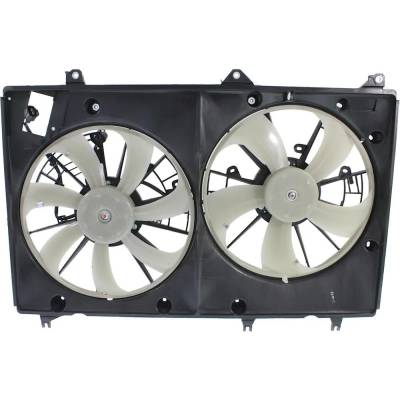 Rareelectrical - New Dual Cooling Fan Assembly Compatible With Toyota Highlander Base 6 Cyl 3.5L Highlander Hybrid 6 - Image 5