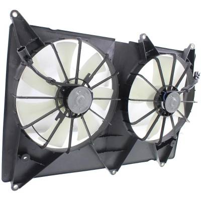 Rareelectrical - Dual Cooling Fan Assembly Compatible With Toyota Highlander Base 4 Cyl 2.4L 2001-2003 To3120102 - Image 3