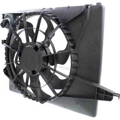 Rareelectrical - New Radiator Cooling Fan Assembly Compatible With Hyundai Kia Sorento Lx 4 Cyl 2.4L Santa Fe Sport - Image 2