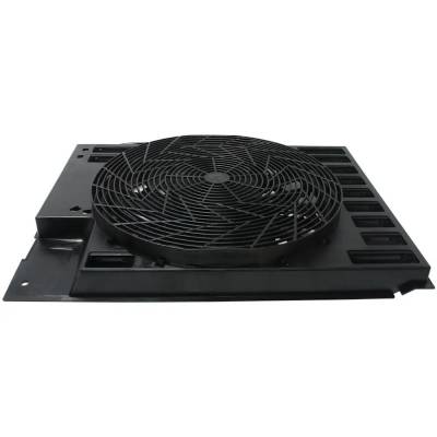 Rareelectrical - New Condenser Cooling Fan Assembly Compatible With Bmw 750I Base 8 Cyl 4.8L 760Li Base 12 Cyl 6.0L - Image 4