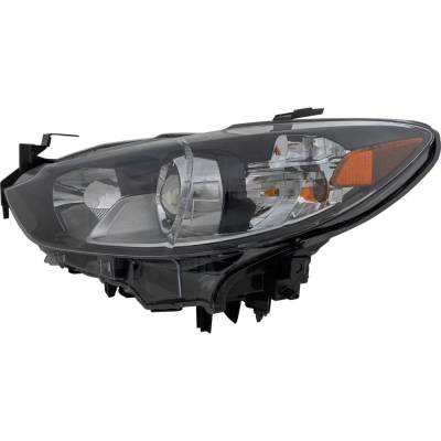 Right Headlight Compatible With Mazda 6 Sport 4 Cyl 2.5L 2014-2017 By Repmz100111