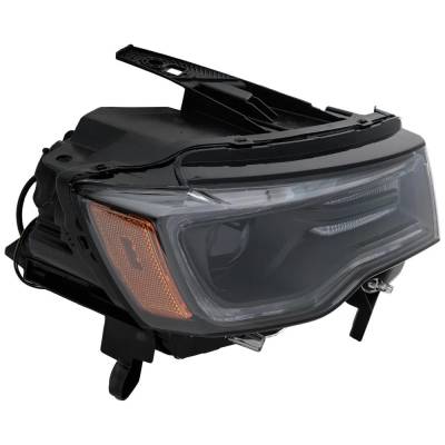 Rareelectrical - New Right Headlight Compatible With Jeep Grand Cherokee Limited 6 Cyl 3.0L Grand Cherokee Wk - Image 3