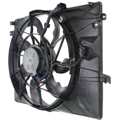 Rareelectrical - Cooling Fan Assembly Compatible With Hyundai Genesis Coupe 2.0T Premium 4 Cyl 2.0L Genesis Coupe - Image 2