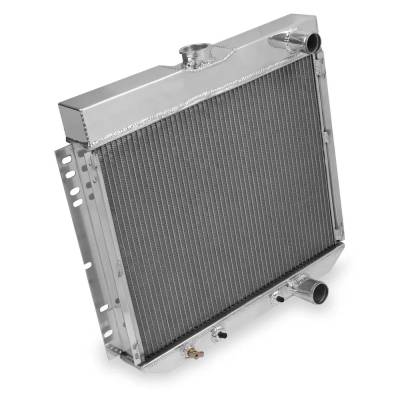 New Polished Aluminum Radiator Compatible With Ford Mercury Fairlane Base 8 Cyl 4.3L Fairlane 500 6