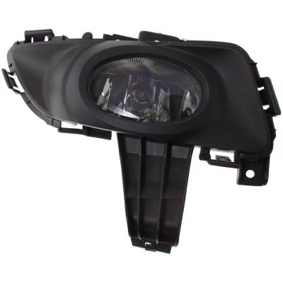 New Right Front Fog Light Compatible With Mazda 3 Sp23 4 Cyl 2.3L 3 I 4 Cyl 2.0L 3 Gs 4 Cyl 2.0L 3 S