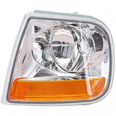 New Lightning Style Corner Light Compatible With Ford F-150 Heritage Xlt 8 Cyl 4.6L F-250 Base 8 Cyl