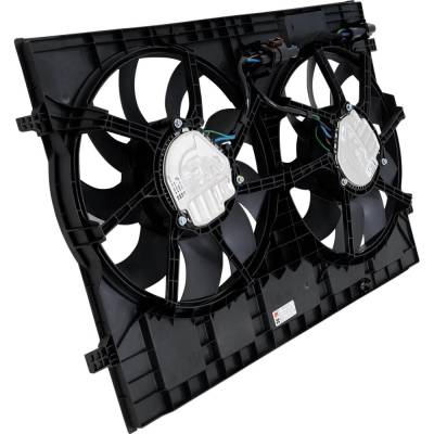 Rareelectrical - New Dual Cooling Fan Assembly Compatible With Volkswagen Atlas Cross Sport Sel R-Line 4 Cyl 2.0L - Image 3