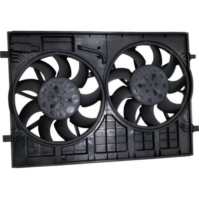 Rareelectrical - New Dual Cooling Fan Assembly Compatible With Volkswagen Atlas Highline 6 Cyl 3.6L Atlas Cross Sport - Image 4