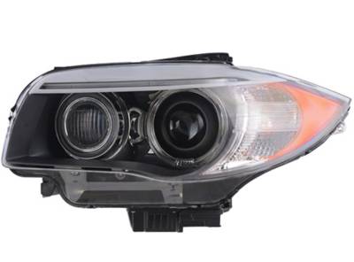 New OEM Valeo Headlight Xenon Auto Adjust Left Compatible With Bmw 128I Convertible 44803