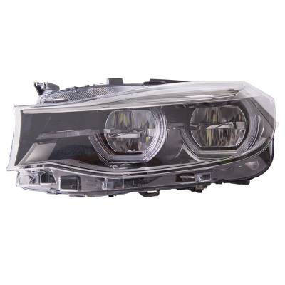 New OEM Valeo Led Inner Right 12 Volt Tail Light Compatible With Volkswagen Touareg 2014 By Part