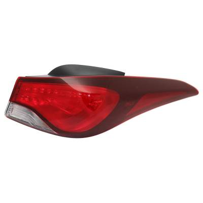 Rareelectrical - New Right Tail Light Compatible With Hyundai Elantra 2014 2015 2016 By Part Numbers Hy2805130 - Image 1