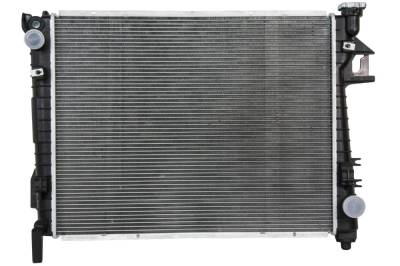 Rareelectrical - New Radiator Assembly Compatible With Dodge 03-08 Ram 1500 2500 3500 4000 5.7L V8 345 Cid 9920 - Image 2