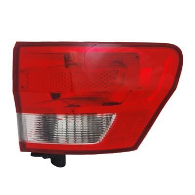 Rareelectrical - New Outer Right Tail Light Compatible With Jeep Grand Cherokee 2011 2012 2013 Ch2805100 55079420Ag - Image 2
