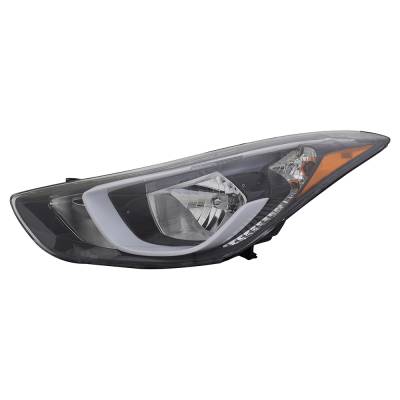 Rareelectrical - New Left Side Headlight Compatible With Hyundai Elantra Se Sedan 2014 2015 2016 By Part Numbers - Image 1