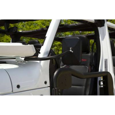 Rareelectrical - New Mirror Compatible With Jeep Wrangler Jk Wrangler Gladiator 2018 2019 2020 2021 By Part Numbers - Image 5