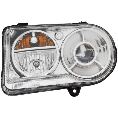 New Left Headlights Compatible With Chrysler 300 5.7L 6.1L 2005 2006 2007 2008 2009 2010 By Part