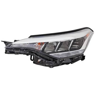 New Left Headlights Compatible With Toyota C-Hr 2.0L 2020 2021 2022 By Part Numbers To2502298c