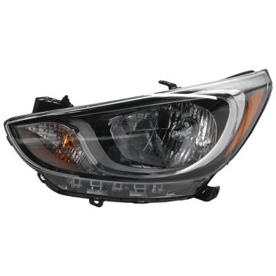 Rareelectrical - New Left Headlights Compatible With Hyundai Accent 1.6L 2012 2013 2014 By Part Numbers Hy2502163c - Image 1