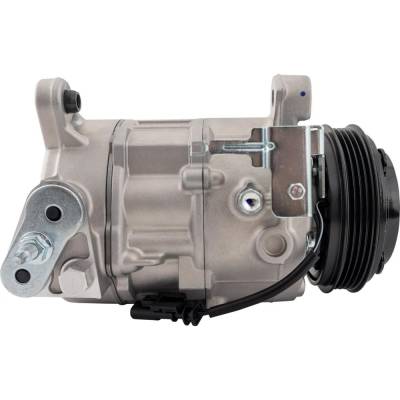 New 4-Groove Pulley A/C Compressor Compatible With Cadillac Chevrolet Gmc Suburban Ltz 8 Cyl 5.3L