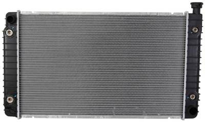 Rareelectrical - New Radiator Assembly Compatible With Chevy 96-99 C1500 C2500 K1500 K2500 5.0L V8 305 Cid 20823 2370 - Image 2