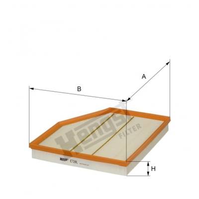 Rareelectrical - New Air Filter Compatible With Bmw 650I Base 8 Cyl 4.8L 545I Base 8 Cyl 4.4L 645Ci Base 8 Cyl 4.4L - Image 2