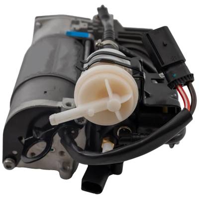 Rareelectrical - New Square Connector Air Suspension Compressor Compatible With Cadillac Chevrolet Gmc Escalade - Image 3