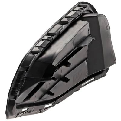 Rareelectrical - New Textured Black Fog Light Cover Compatible With Volkswagen Passat R-Line 4 Cyl 2.0L Passat Sel 4 - Image 4