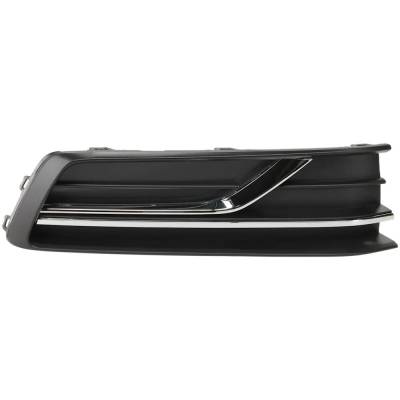 Rareelectrical - New Textured Black Fog Light Cover Compatible With Volkswagen Passat Se Passat S Passat Wolfsburg - Image 2