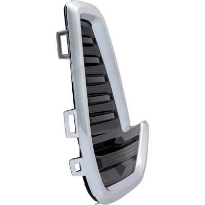 Rareelectrical - New Chrome Fog Light Cover Compatible With Gmc Acadia Slt 6 Cyl 3.6L Acadia At4 6 Cyl 3.6L Acadia - Image 2