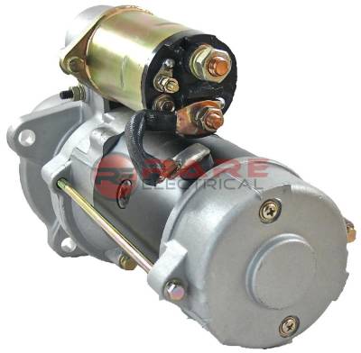 Rareelectrical - New 9 Tooth Starter Motor Compatible With Case Crawler Tractor 310 310E 310F 420C 450 Diesel G44881 - Image 4