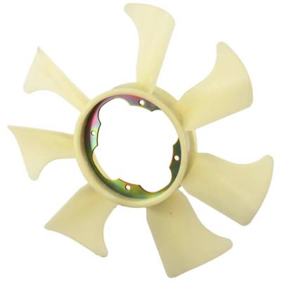 Rareelectrical - New 7 Blades Fan Blade Compatible With Nissan Frontier Base 4 Cyl 2.4L Pickup Xe 4 Cyl 2.4L Pickup - Image 6
