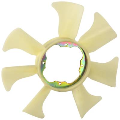 Rareelectrical - New 7 Blades Fan Blade Compatible With Nissan Frontier Xe 4 Cyl 2.4L Frontier Base 4 Cyl 2.4L Pickup - Image 5