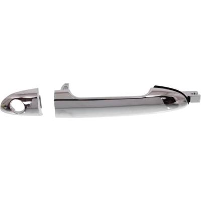 New Chrome Exterior Door Handle Compatible With Kia Spectra Lx 4 Cyl 2.0L Spectra5 Sx 4 Cyl 2.0L