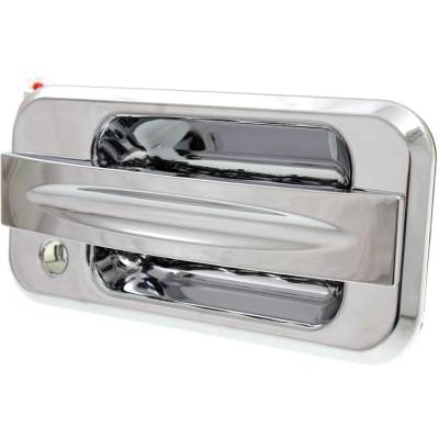 Rareelectrical - Chrome Exterior Door Handle Compatible With Hummer H2 Base 2003-2009 By Rephm462101 - Image 2