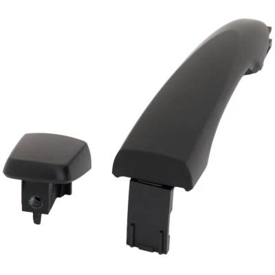 Rareelectrical - New Textured Black Exterior Door Handle Compatible With Nissan Rogue S 4 Cyl 2.5L Versa S 4 Cyl 1.6L - Image 2