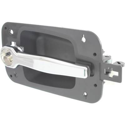 Rareelectrical - New Chrome Lever Exterior Door Handle Compatible With International 4100 Base 8 Cyl 6.0L Prostar Pro - Image 2